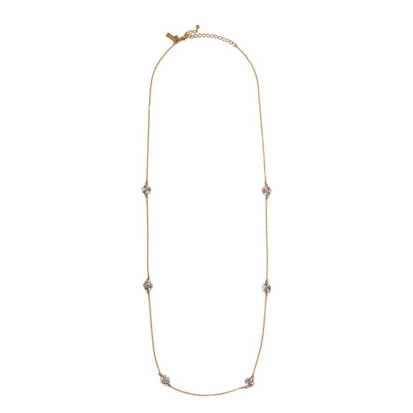 KATE SPADE • Lady Marmalade Scatter Rosary Station Necklace - Picture 4 of 7